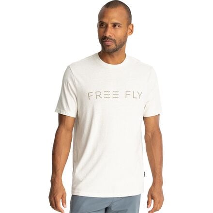 Free Fly - Straightaway T-Shirt - Men's - Heather Birch