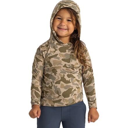 Free Fly - Bamboo Shade Hoodie - Toddlers' - Barrier Island Camo