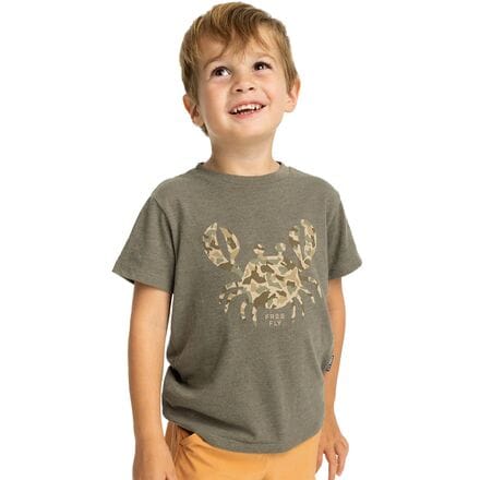 Free Fly - Camo Crab T-Shirt - Toddlers' - Heather Fatigue