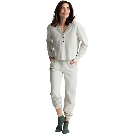 Free Fly - Waffle Long-Sleeve Henley Top - Women's