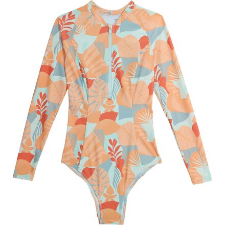 Wavebound Long-Sleeve One-Piece Swimsuit - Women's