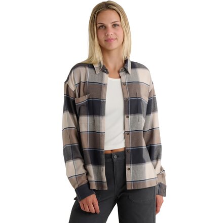 Seawool Oversized Flannel Shirt - Women's