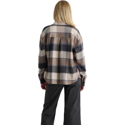 Free Fly - Seawool Oversized Flannel Shirt - Women's