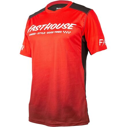 Fasthouse - Alloy Slade Jersey - Boys' - Red/Black