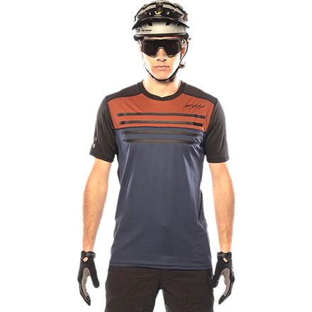 Fasthouse - Sidewinder Alloy Short-Sleeve Jersey - Men's - Rust/Midnight Navy