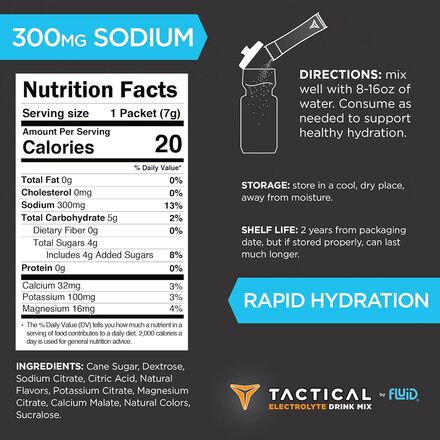 Fluid - Tactical Electrolyte Drink Mix