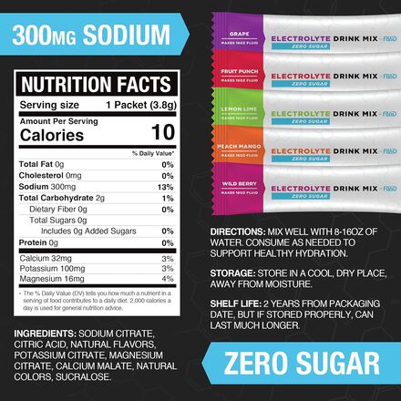 Fluid - Tactical Zero Sugar Electrolyte Drink Mix