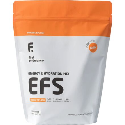 First Endurance - EFS Hydration Drink Mix - 30 Servings - Orange Splash