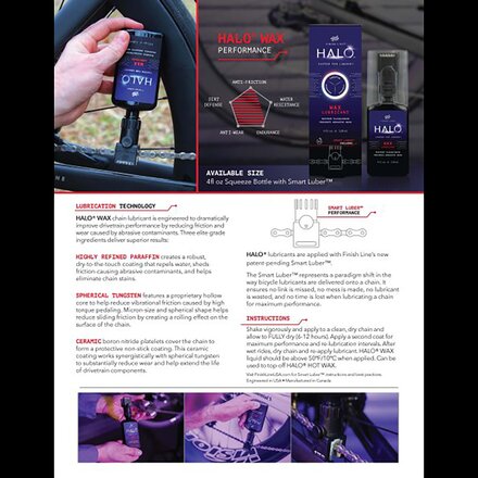 Finish Line - Halo Wax Chain Lubricant