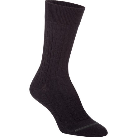 FITS - Cable Knit Crew Socks - Women's