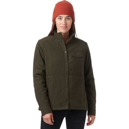 Fjallraven - Canada Wool Padded Jacket - Women's - Deep Forest