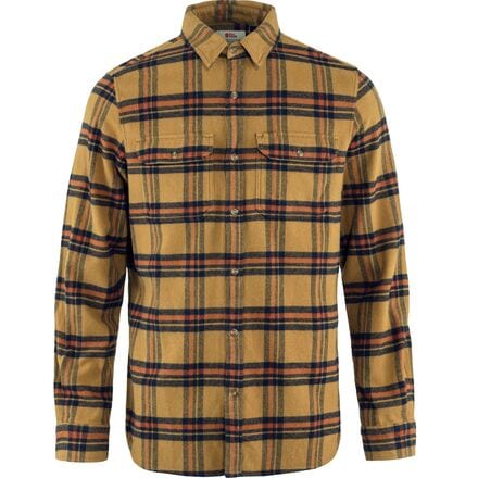 Fjallraven - Ovik Heavy Flannel Shirt - Men's - Buckwheat Brown/Autumn Leaf