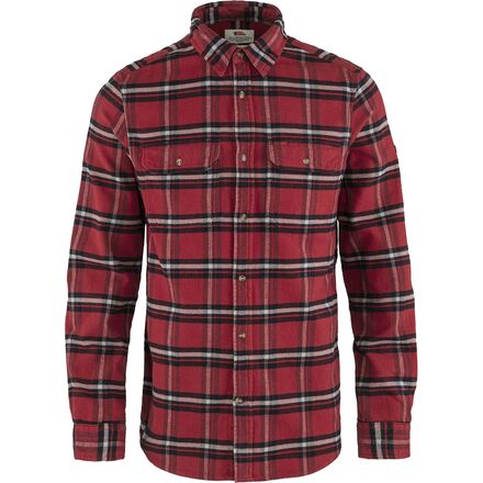 Fjallraven - Ovik Heavy Flannel Shirt - Men's - Red Oak/Fog