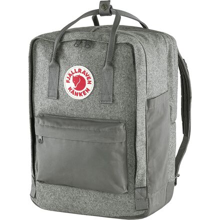 Fjallraven - Kanken Re-Wool 15in Laptop Backpack - Granite Grey