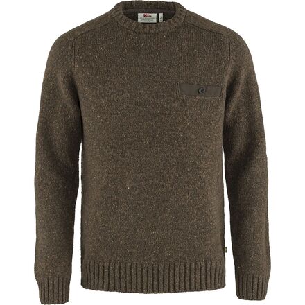 Fjallraven - Lada Round-Neck Sweater - Men's - Bogwood Brown