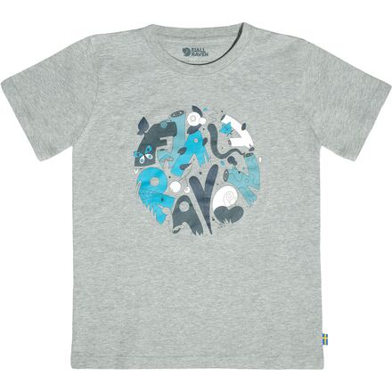Fjallraven - Forest Findings Short-Sleeve Graphic T-Shirt - Kids' - Grey/Melange