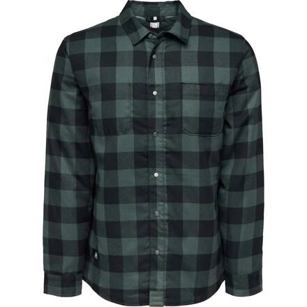 Flylow - Sinclair Insulated Flannel - Men's - Arame/Black Plaid
