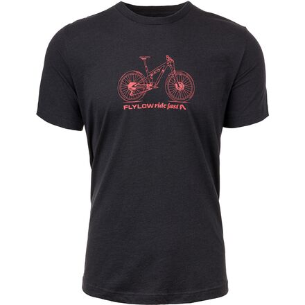 Flylow - Ride Fast T-Shirt - Men's - Black Heather