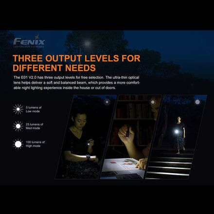 Fenix - E01 V2.0 Flashlight