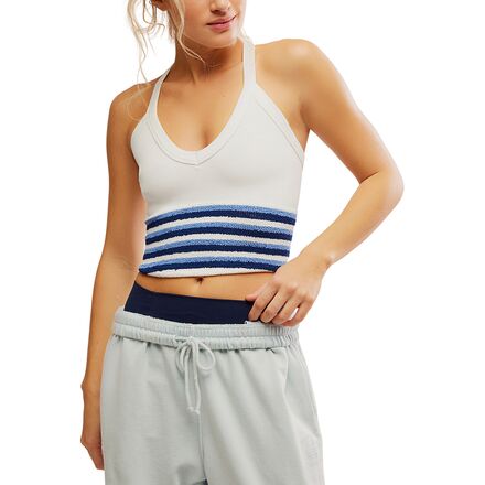 All Clear V Neck Stripe Cami - Women's
