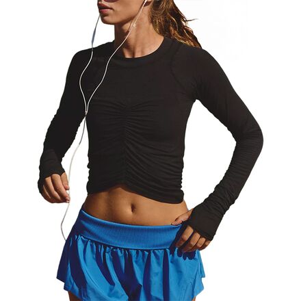 Tempo Ruched Long-Sleeve Shirt - Women's