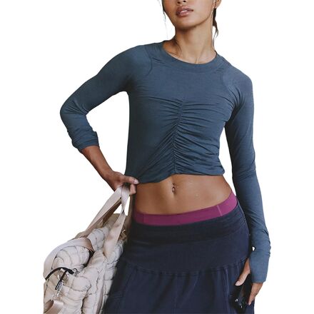 Tempo Ruched Long-Sleeve Shirt - Women's