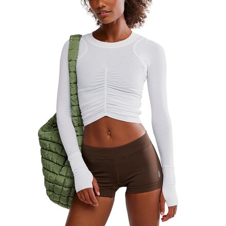 Tempo Ruched Long-Sleeve Shirt - Women's