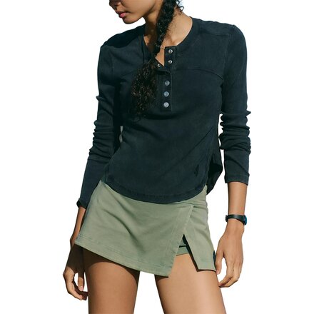 Cool Down Crew Solid Long-Sleeve Top - Women's
