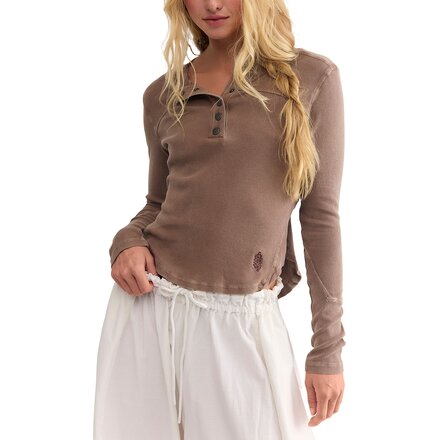 Cool Down Crew Solid Long-Sleeve Top - Women's