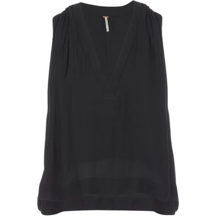 Free People - Darcy Super V Cap Solid Tank Top - Women's