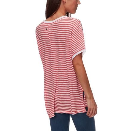 Free People - Take Me Short-Sleeve Striped T-Shirt - Women's