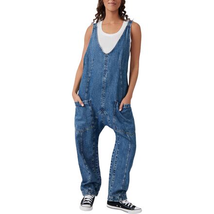 Free People - High Roller Jumpsuit - Women's - Sapphire Blue