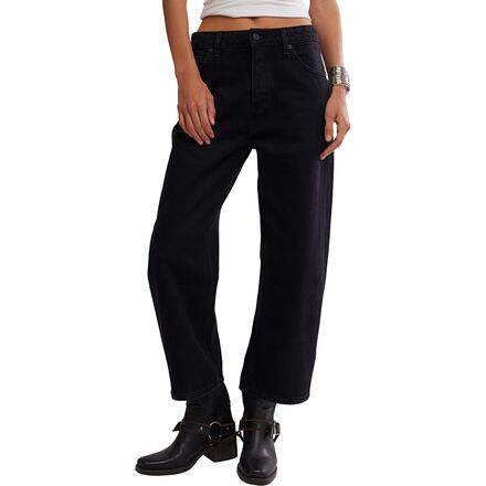 Deep Trance Dropped BF Jean - Women's