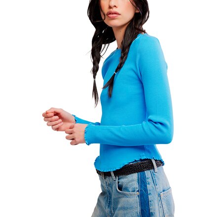Free People - Easy Does It Long-Sleeve T-Shirt - Women's