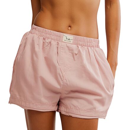 Free People - Day To Day Solid Boxer - Women's - Dusty Himalayan
