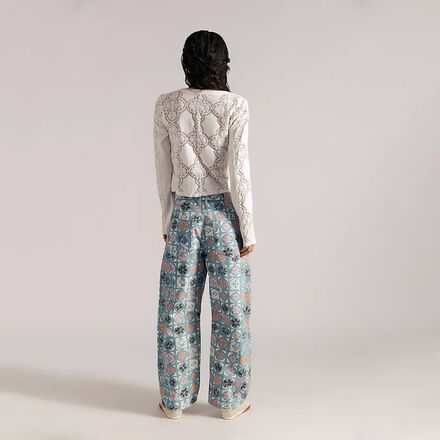 Free People - Good Luck Printed Barrel Pant - Women's
