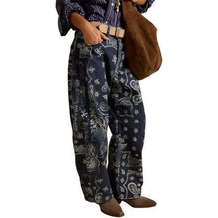 Good Luck Printed Barrel Pant - Women's