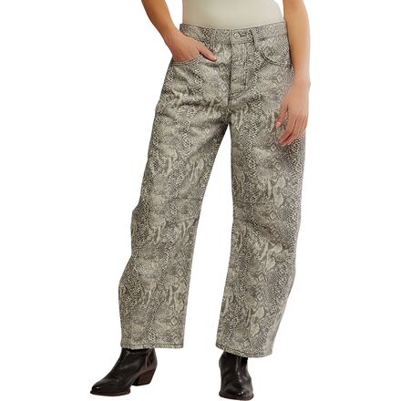 Good Luck Printed Barrel Pant - Women's