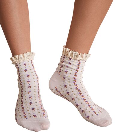 Free People - Rosebud Waffle Knit Ankle Sock - Women's