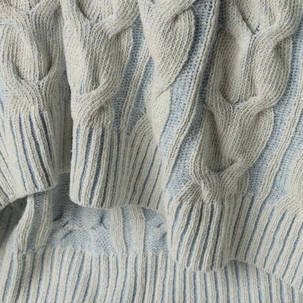Free People - Washed Cable V-Neck Sweater - Women's