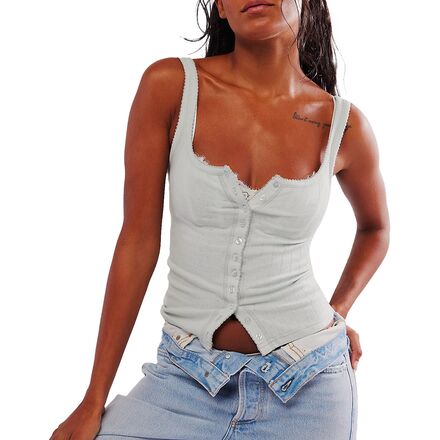 End Game Pointelle Tank Top - Women's