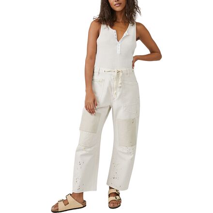 Free People - Moxie Low-Slung Pull-On Barrel Pant - Women's