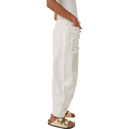 Free People - Moxie Low-Slung Pull-On Barrel Pant - Women's