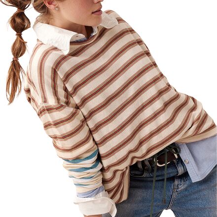 Free People - Nina Stripe Long-Sleeve Shirt - Women's