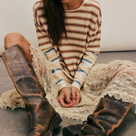 Free People - Nina Stripe Long-Sleeve Shirt - Women's