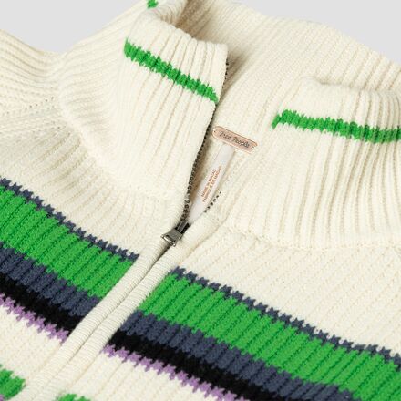 Free People - Striped Greta 1/2-Zip Sweater - Women's