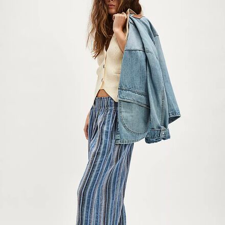 Free People - Days End Linen Stripe Pant - Women's