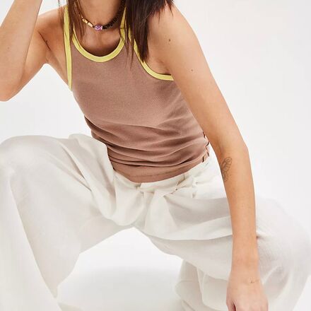 Free People - Only One Ringer Solids Tank Top - Women's