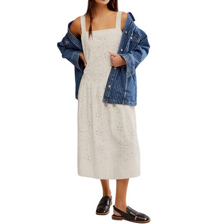 Free People - Primavera Eyelet Midi Dress - Women's