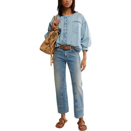 Free People - Denim Dreaming Pullover - Women's